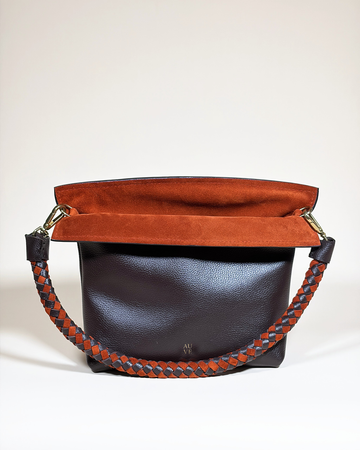 The Volta — Willow / Rust Brown, folded